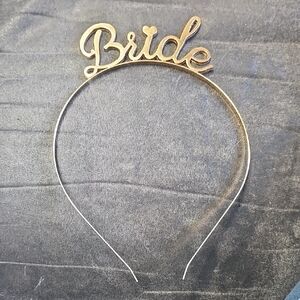 Gold 'Bride' Headband